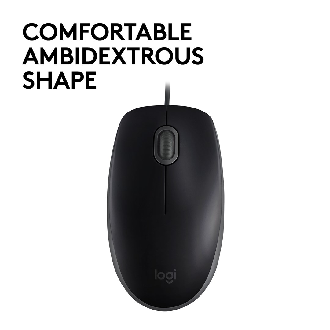 Maus Logitech B110, USB Type-A, i zi