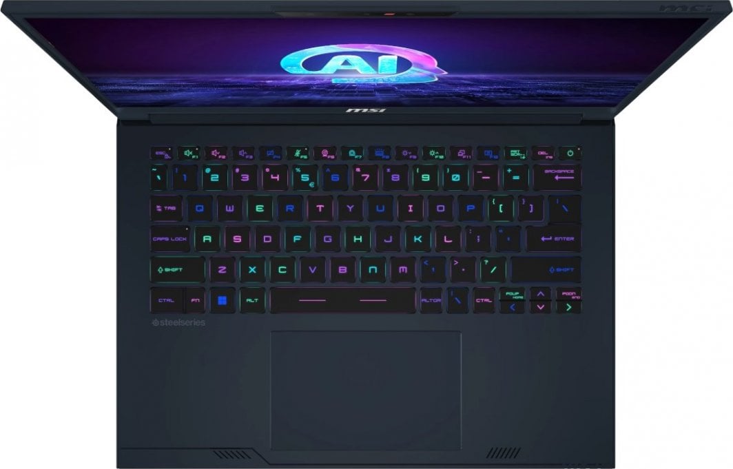 Laptop MSI Stealth 14 AI, 14" 120 Hz, Intel Core Ultra 7, 32 GB RAM, 1 TB SSD, NVIDIA GeForce RTX 4060, i kaltër