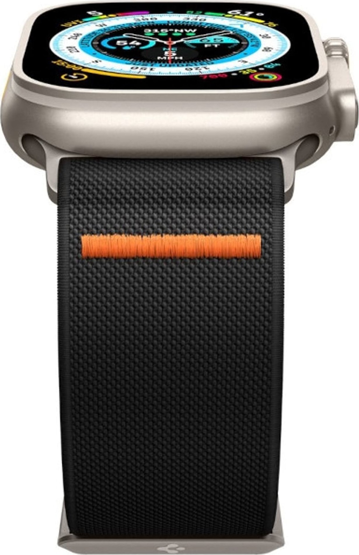 Rrip ore Spigen Lite Fit Ultra, për Apple Watch, i zi