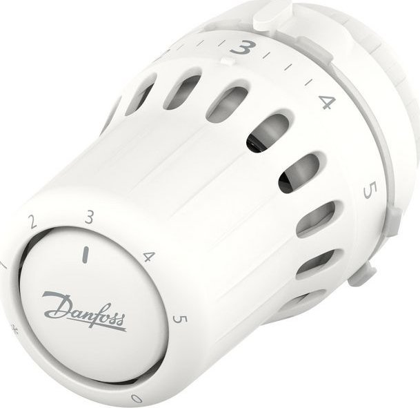 Senzor termostatik për radiator Danfoss React, kontroll automatik temperature, kursim energjie, i bardhë
