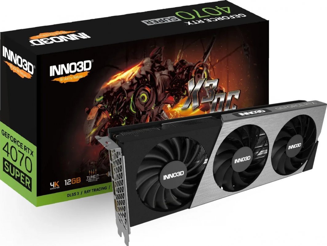 Kartelë grafike Inno3D GeForce RTX 4070 SUPER X3 OC 12GB GDDR6X