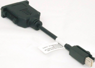 Adapter video PNY QSP-MINIDP/DVIV3, mini DisplayPort në DVI, 1920x1200, i zi