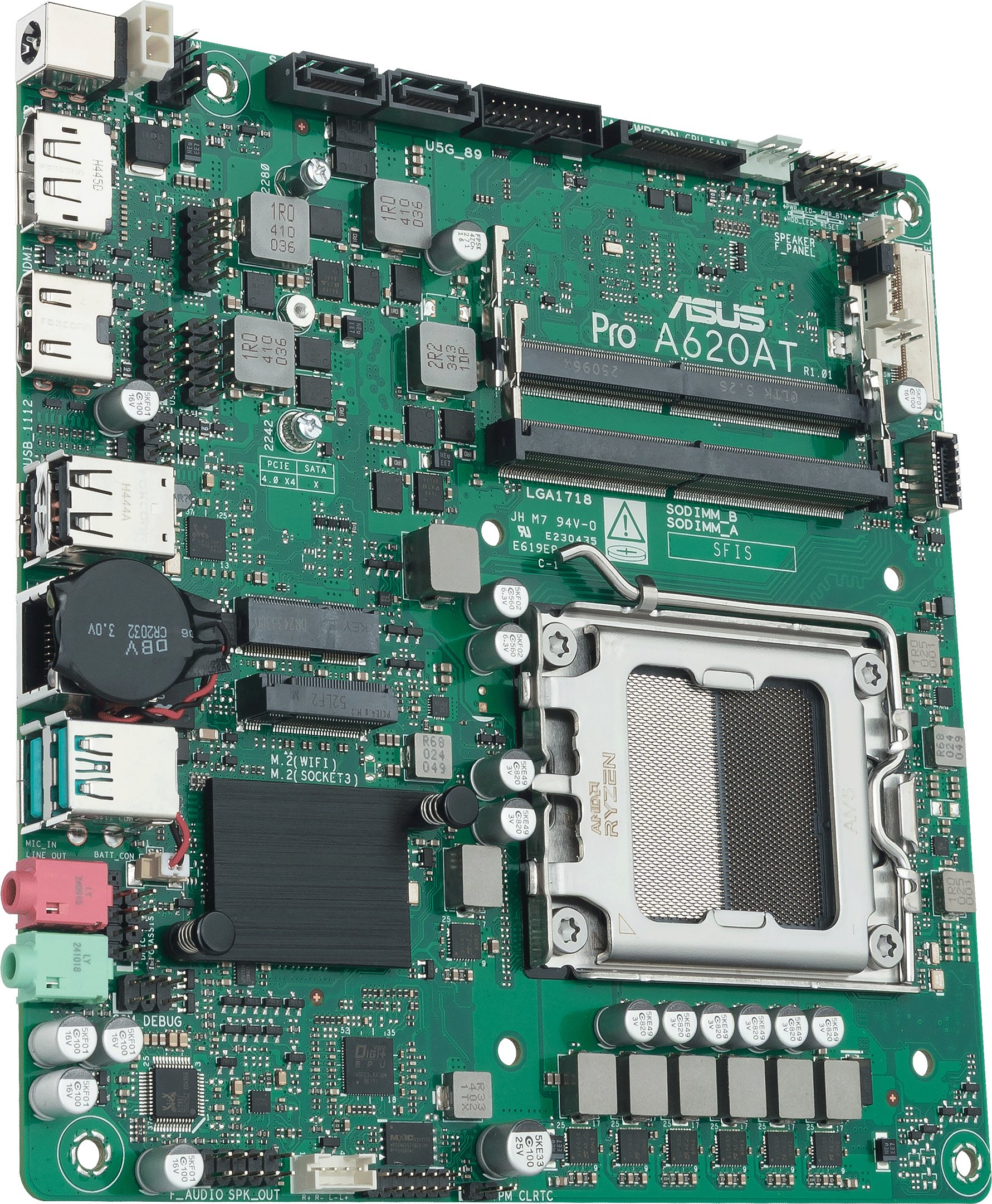 Pllakë amë ASUS A620A 90MB1L5M M0EAYC, AMD AM5, DDR5, Mini ITX