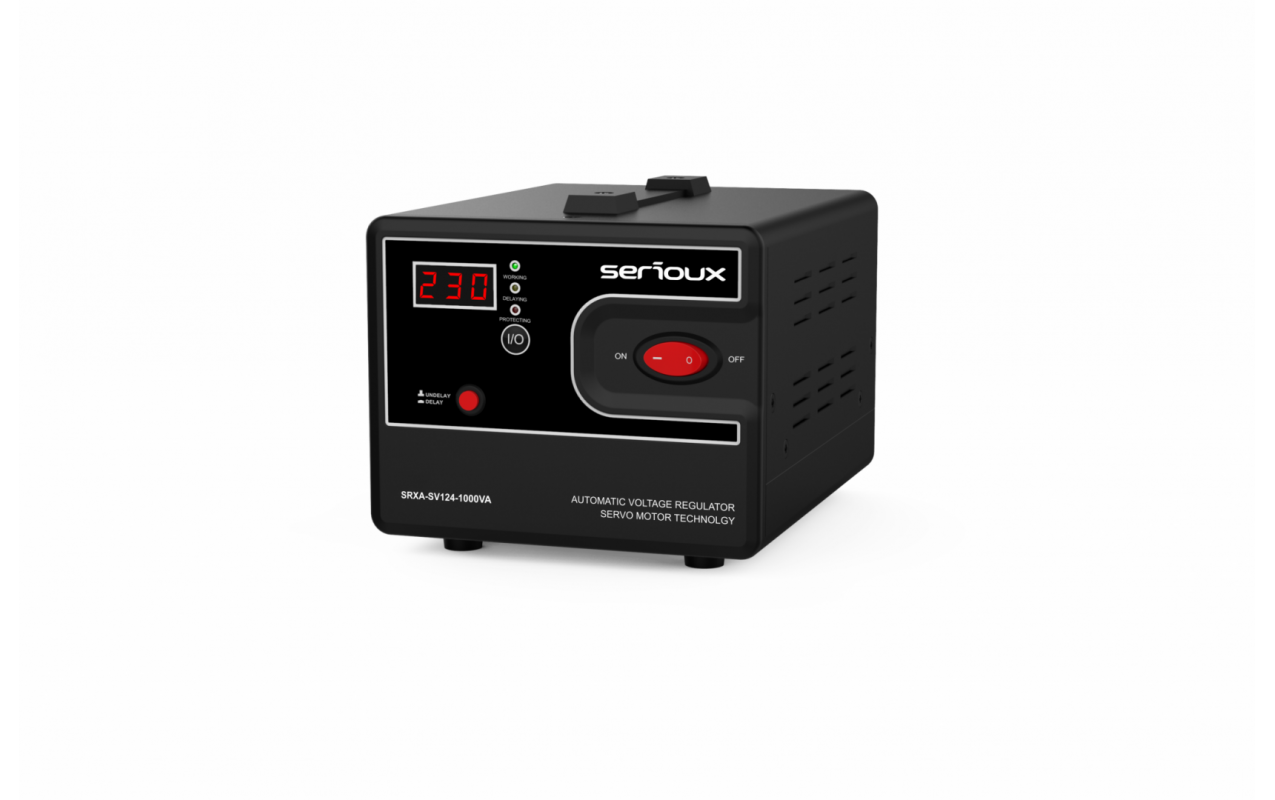 Stabilizator tensioni Serioux Servo 124 SRXA SV124, 1000VA 600W, dalje 230V