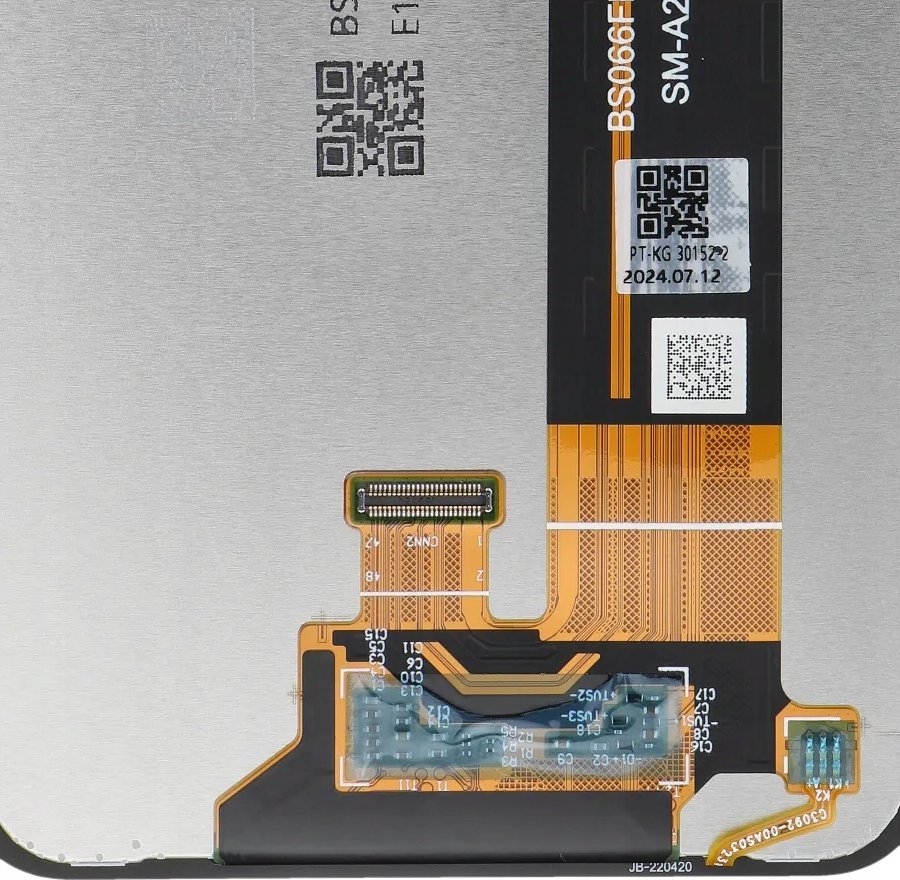 Ekran për telefon Samsung Galaxy A23 4G A235, i ripërpunuar, pa kornizë, i zi