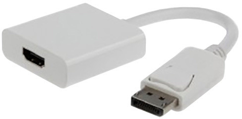 Përshtatës Gembird CABLEXPERT, Displayport në HDMI, M/F, i bardhë