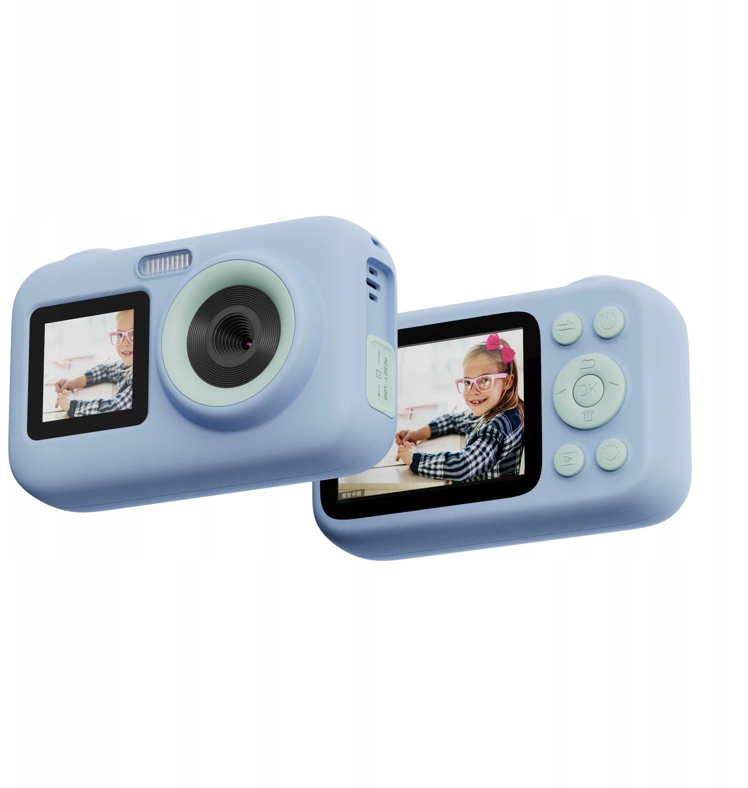 Kamerë digjitale SJCAM Funcam Plus, 12MP, ekran 2.4", blu