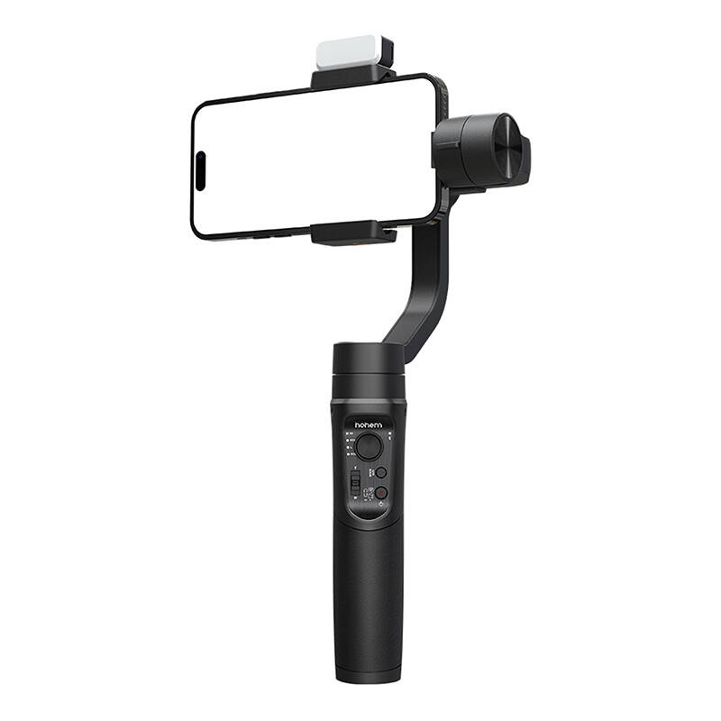 Stabilizues smartphone Hohem iSteady Mobile Plus Kit, 3 aksesh, me dritë LED, i zi