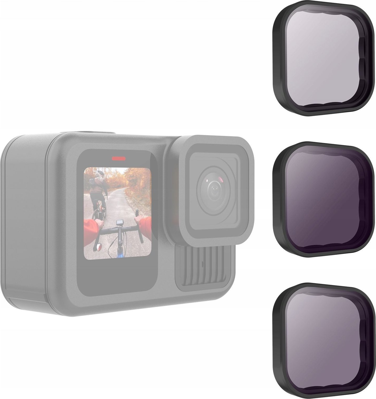 Set filtrash ND TELESIN S5-FLT-12-TGP, për GoPro Hero 13 Black, alumini