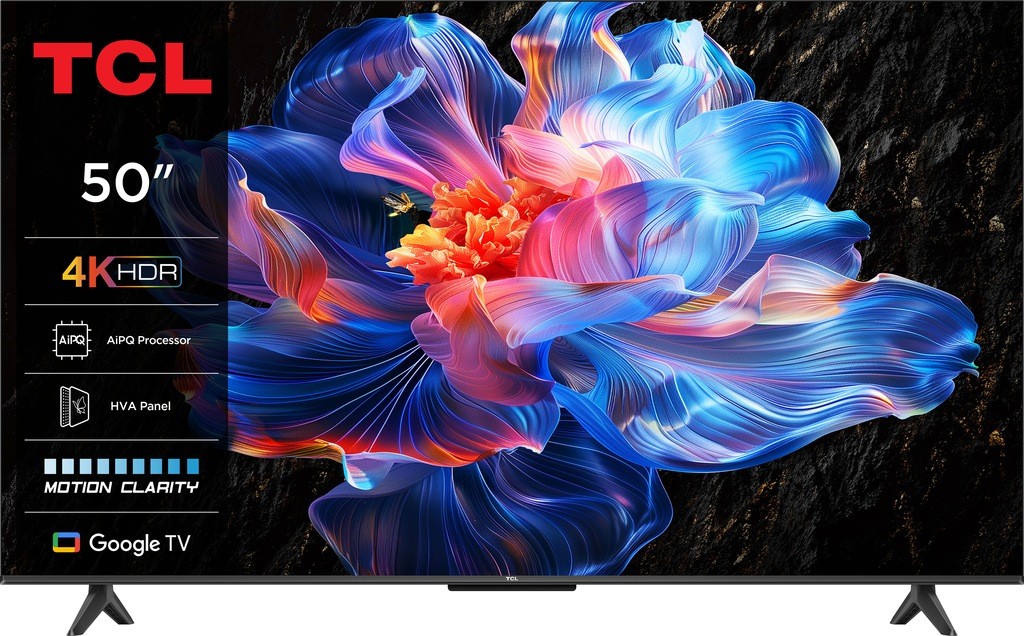 Телевизор TCL 50V6CX1, 50\", 4K Ultra HD, Google ТВ, црн
