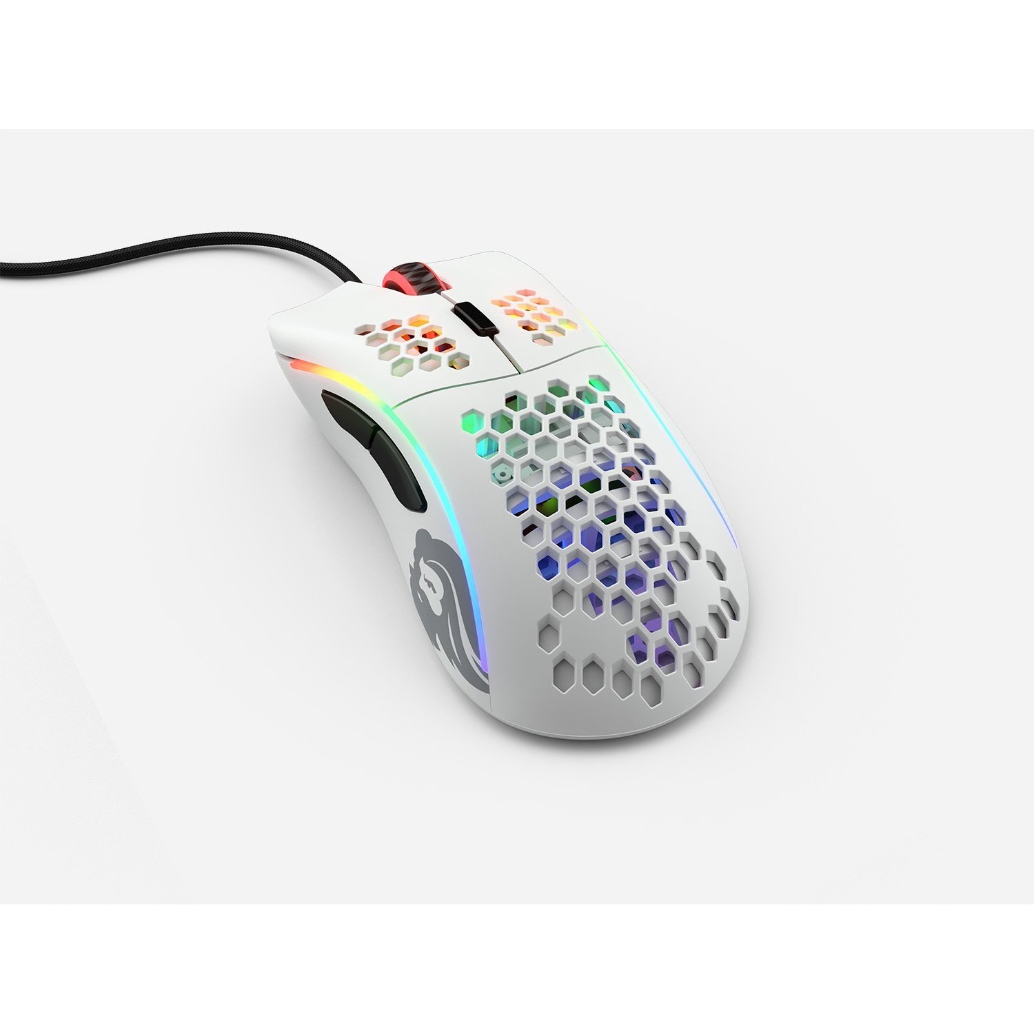 Maus Glorious Model D - USB 2.0, i bardhë