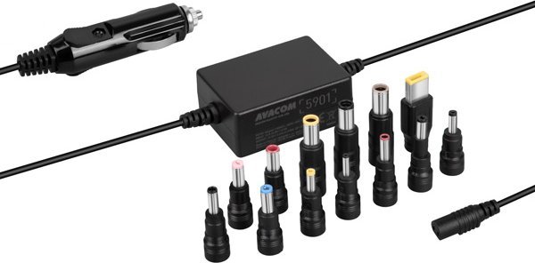 Полнач за лаптоп Аваком ADDC-UNV-A65W, 65W, 20V, црн