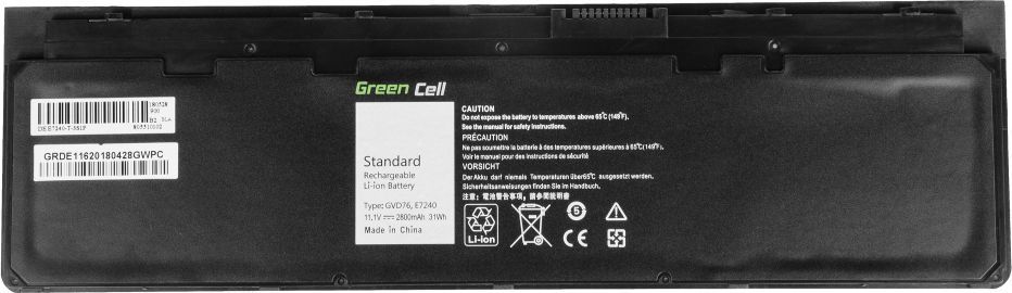Bateri Green Cell, për laptop Dell Latitude E7240 E7250