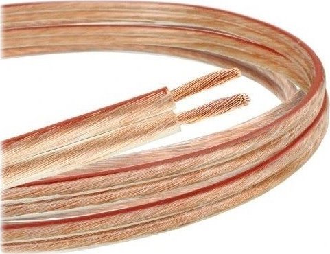 Kabull altoparlanti Libox Cable LB0008-50, 2x1.50mm², 50m, e bardhë gjysmë e tejdukshme
