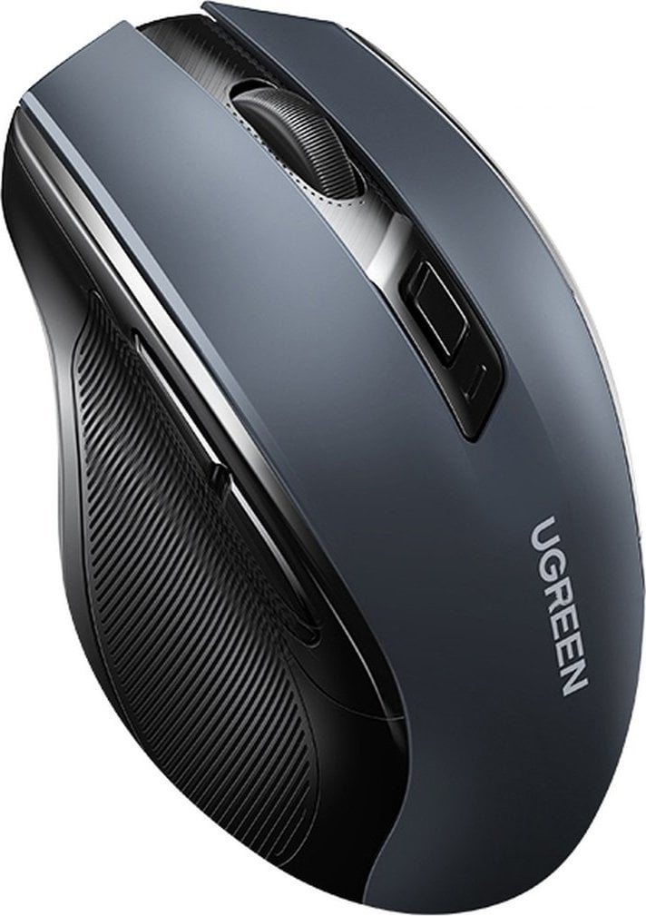 Maus pa tel UGREEN, Bluetooth dhe 2.4GHz, 4000DPI, 6 butona, i zi
