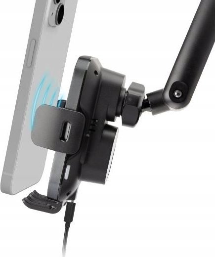 Mbajtëse telefoni për veturë SBS TESUPEXTWIR15W, karikues wireless 15W, e zezë