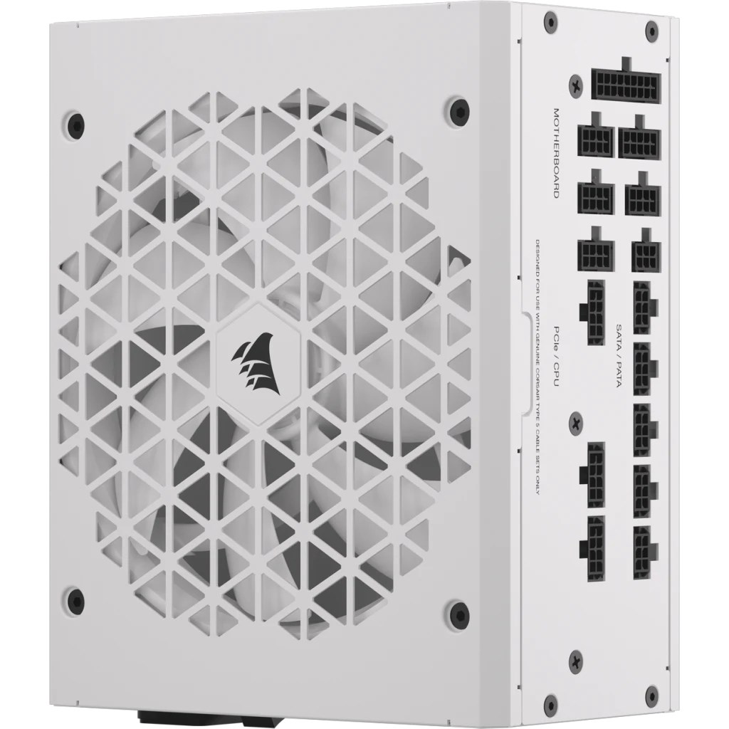 Furnizues energjie Corsair RM1000x Shift, 1000W, ATX, plotësisht modular, i bardhë