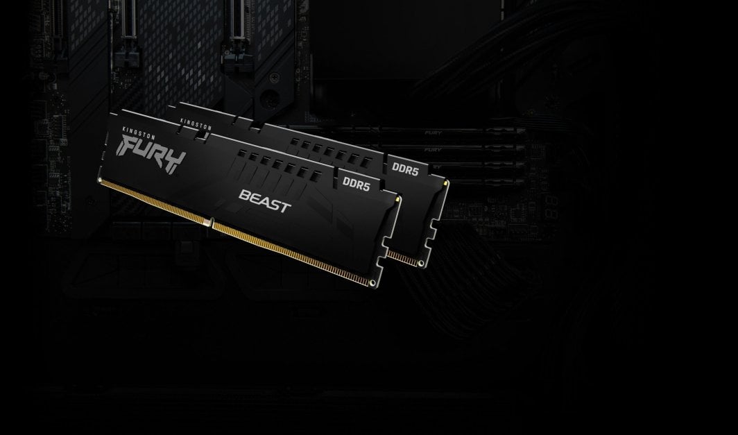Memorie Kingston Fury Beast, DDR5, 64 GB, 6400 MHz, CL32, KF564C32BBEK2-64
