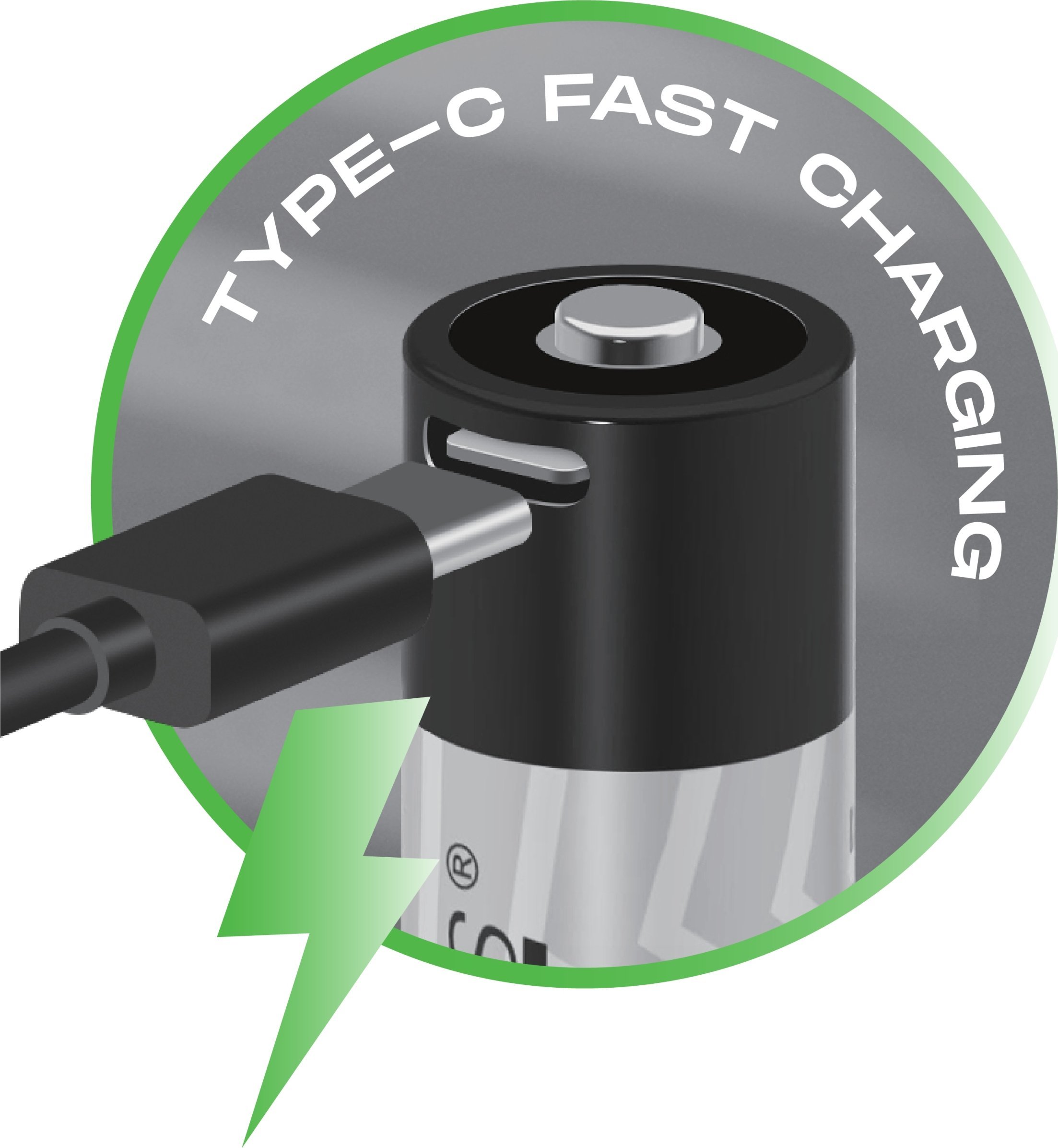 Bateri të karikueshme LiiBatteries 18650, 2000mAh, USB Type C, 2 copë