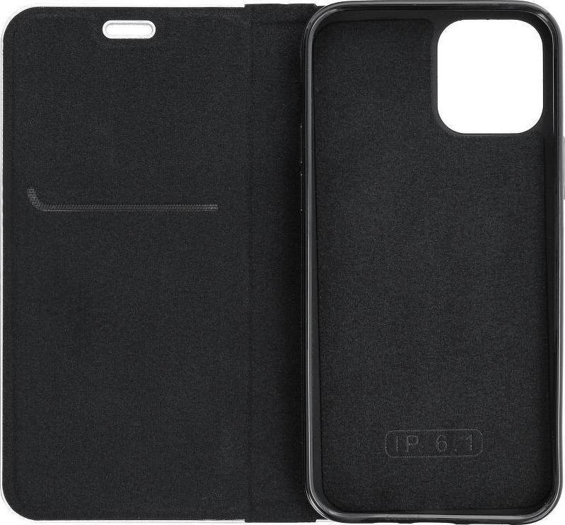 Kabllë telefoni Forcell LUNA Book Carbon, për Samsung A13 4G, e zezë