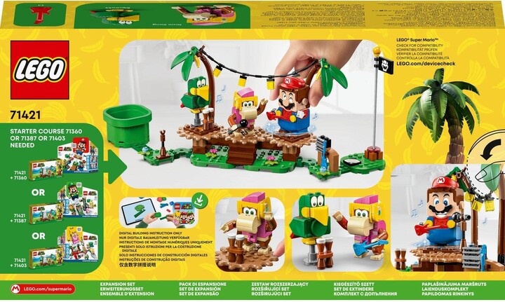 Set LEGO® Super Mario™ 71421 Dixie Kong and the Jungle Concert - Expansion Set