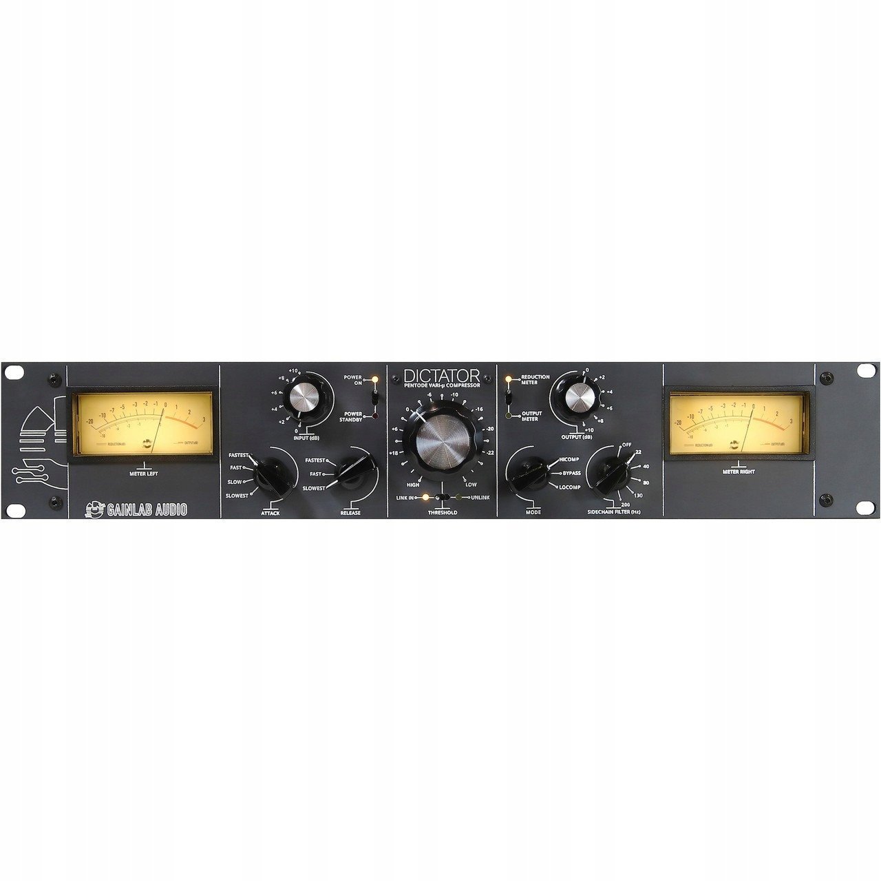 Kompresor me lampë Gainlab Audio GLA-TC1 Dictator Graphite, 2 kanale, edicion i kufizuar, grafit