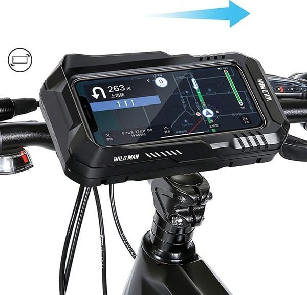 Çantë kornize biçiklete Wildman FK4, mbajtëse për biçikletë, e zezë