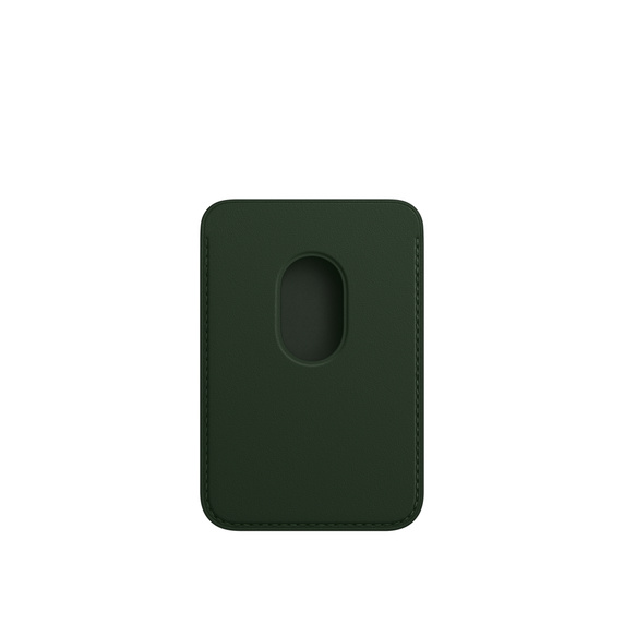 Apple iPhone Leather Wallet me MagSafe, Sequoia Green