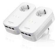 Adapter Powerline TP-Link TL-PA8030P Kit, AV1200, 3 porta Gigabit, i bardhë