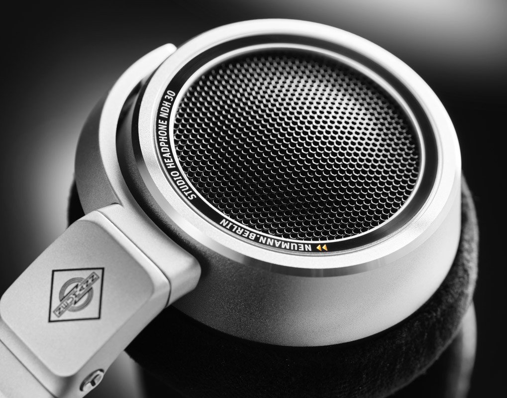 Kufje Neumann 509111, open back, profesionale studio, gri alumini
