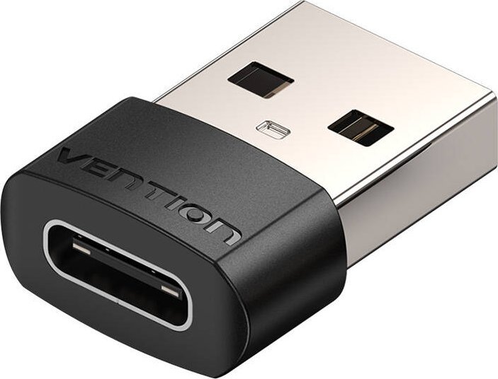 Adapter USB Type C Vention, USB C në USB 2.0, për kufje dhe pajisje USB, i zi