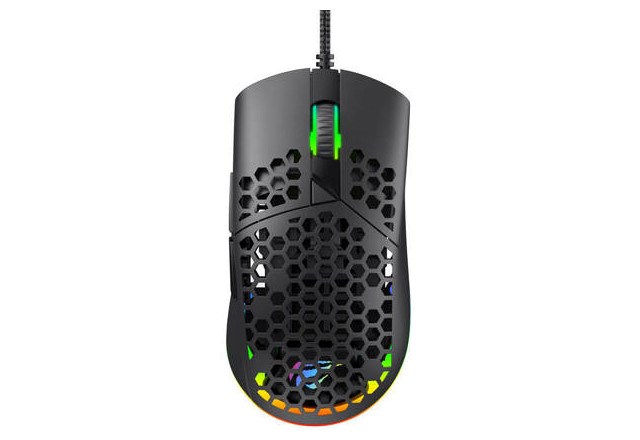 Maus gaming Havit MS1036, 7200 DPI, me kabllo, i zi
