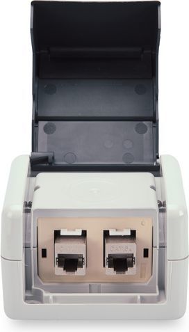 Prizë për 2 module Keystone(LAN) Digitus (DN-93844-OD), hiri