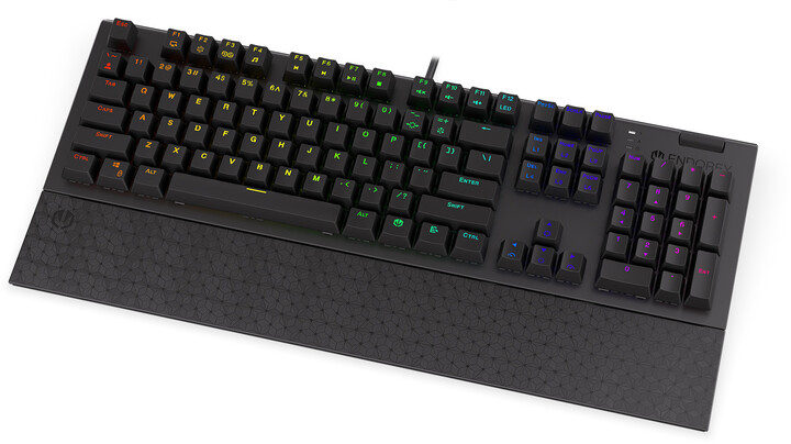 [OUTLET] Tastierë Endorfy Omnis Blue, Kailh Blue, US, e zezë	