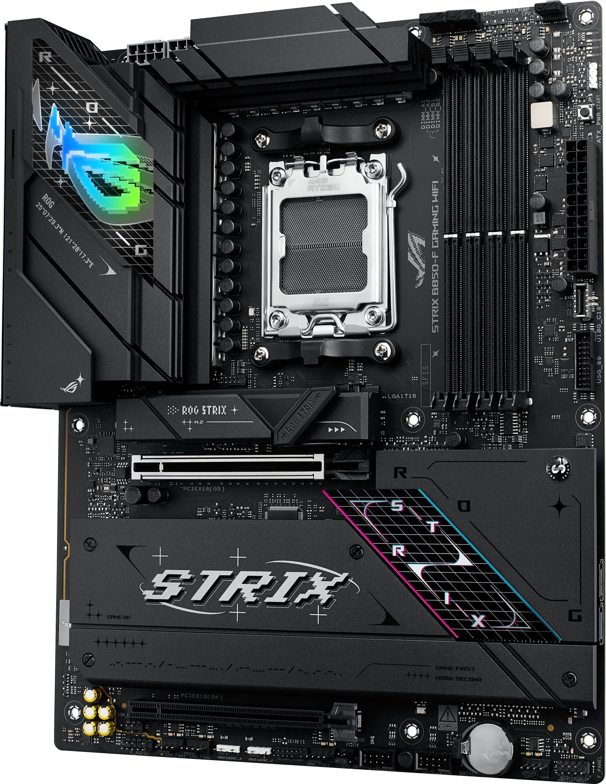 Pllakë amë ASUS ROG STRIX B850-F GAMING WIFI, AMD AM5, DDR5, ATX