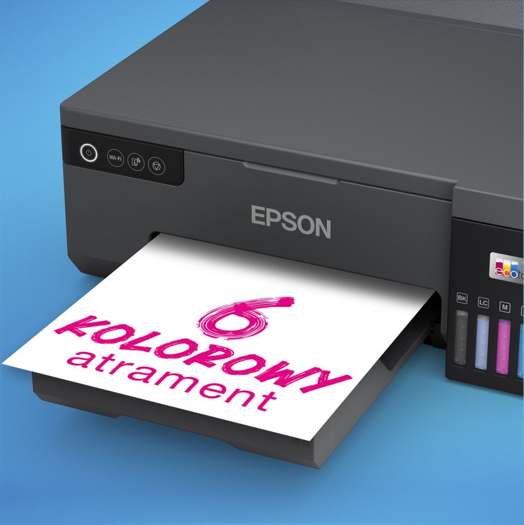 Printer për foto Epson EcoTank L8050 5760 x 1440 DPI 8" x 12" 20x30 cm Wi-Fi, i zi
