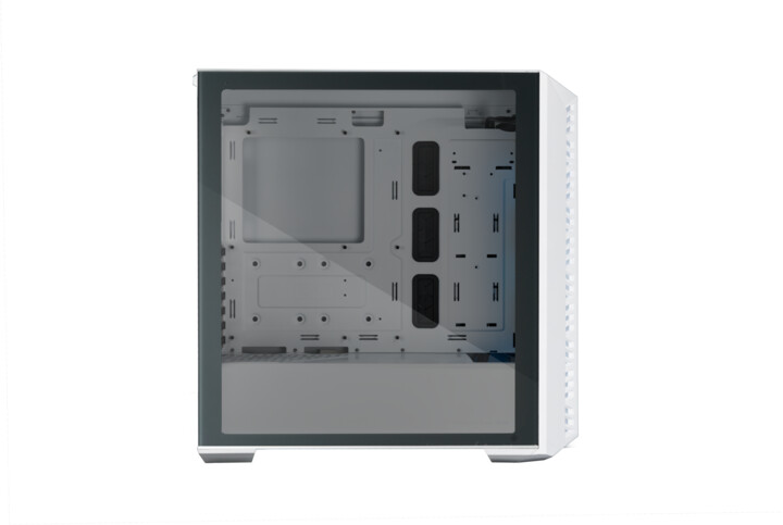 Kasë kompjuteri Cooler Master MasterBox 520 Mesh, anë transparente, e bardhë