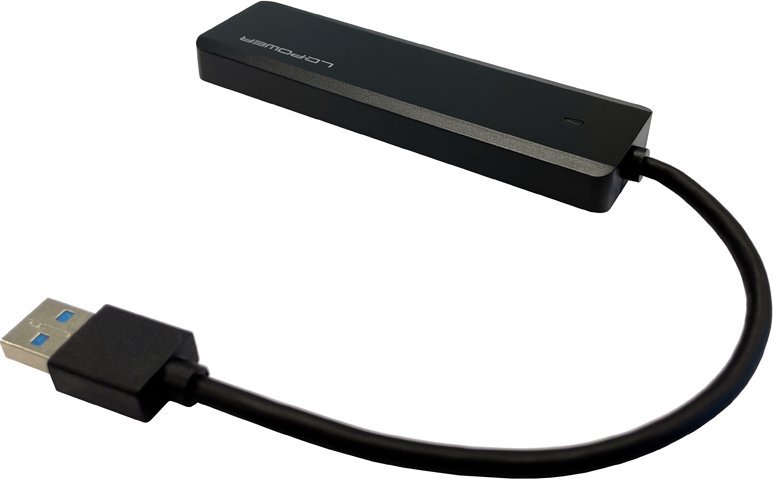HUB USB LC-Power LC-HUB-U3-4-V2, 4x USB-A, 1x USB-C, i zi