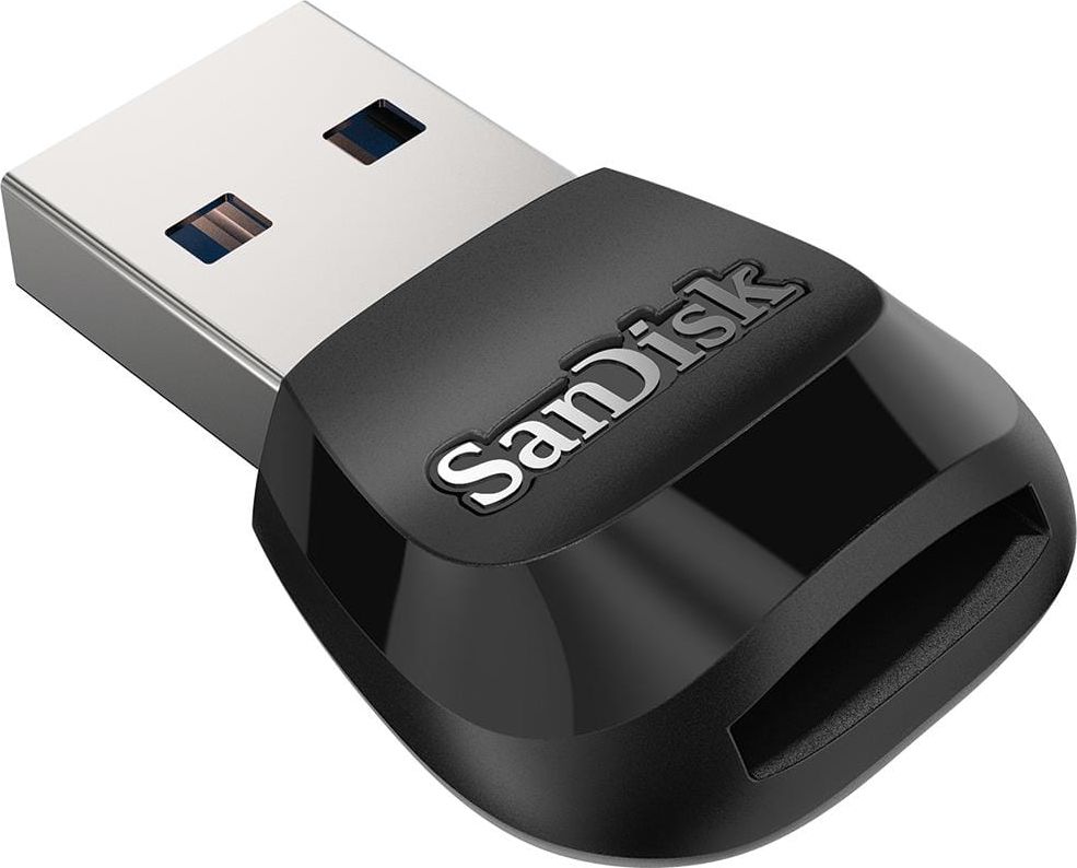 Lexues karte SanDisk MobileMate USB 3.0, për microSD, i zi