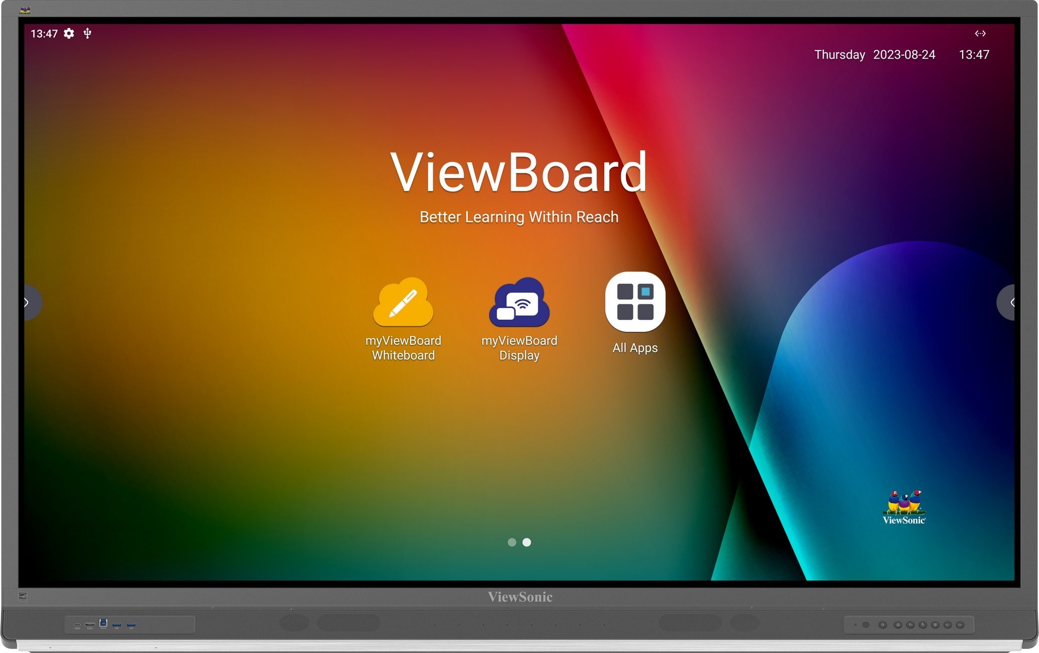 Panel interaktiv ViewSonic IFP6552-2F, 65", 4K, i zi