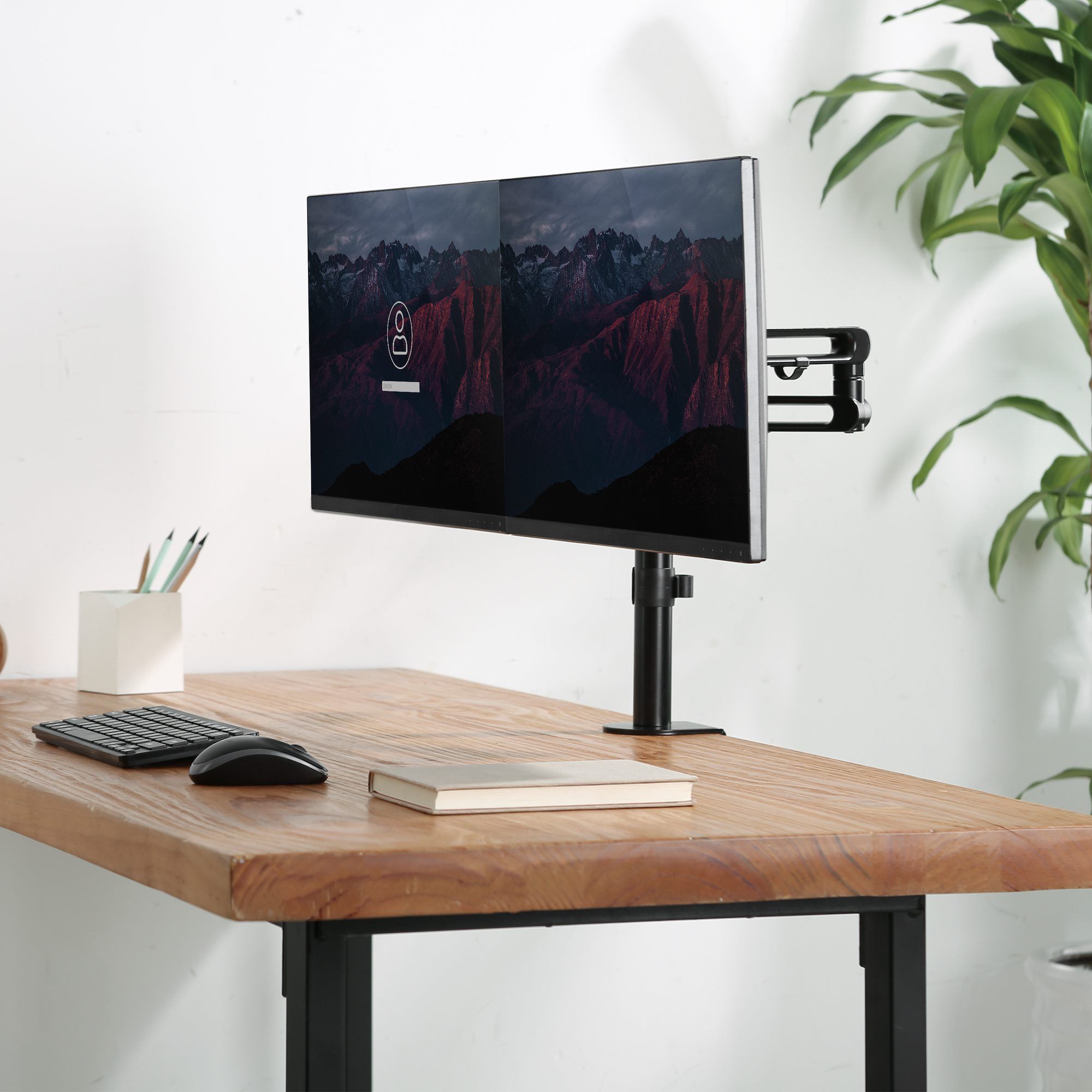 Mbajtëse tavoline për dy monitorë StarTech, deri 32", VESA