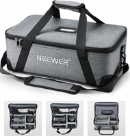 Çantë fotografike NEEWER Lamp Vision 4 ML300 CB60 PB5, për pajisje ndriçimi studio, gri e zezë