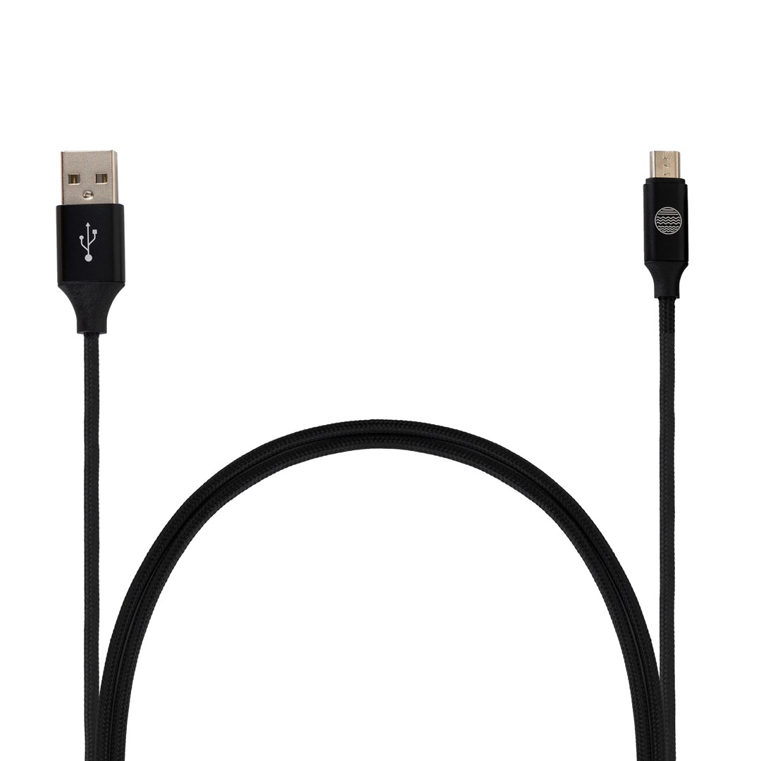 Kabllo Micro USB Pure Planet, 1.2m, e zezë