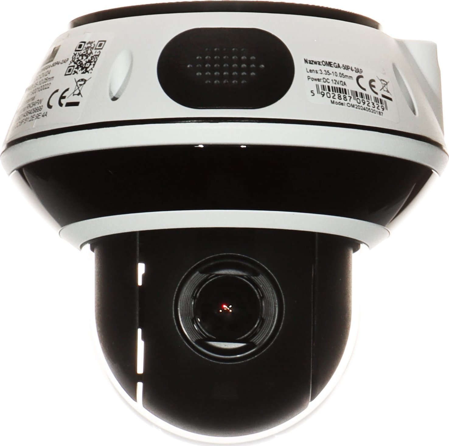 Kamerë IP e brendshme Oton OMEGA-50P4-2AP, 5 Mpx, fokus 3.35–10 mm, e bardhë