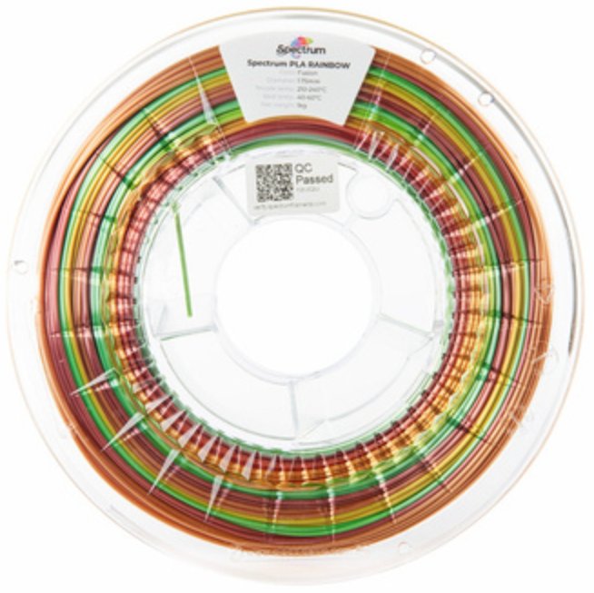 Filament 3D Spectrum PLA Silk Rainbow 81016, 1.75mm, 1000g, shumëngjyrësh