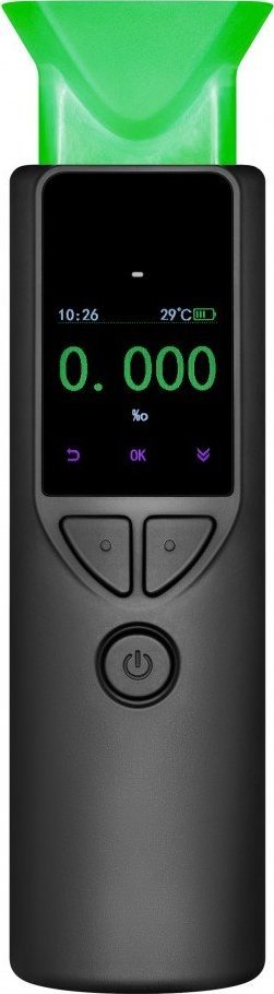 Alkooltest elektro-kimik AlcoVisor Deimos, sensor profesional, ekran digjital