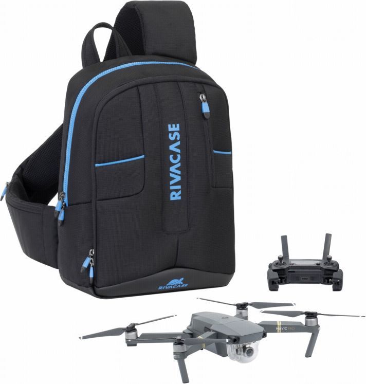 Çantë shpine me një rrip RivaCase 7870 për mini dronë dhe laptopë 13.3"