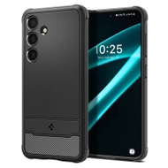 Mbrojtëse për celular Samsung Galaxy S24+ Spigen Rugged Armor, e zezë mat