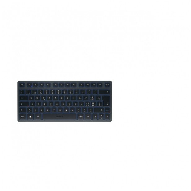 Tastierë CHERRY KW 7100 MINI BT, wireless Bluetooth, kompakte, blu