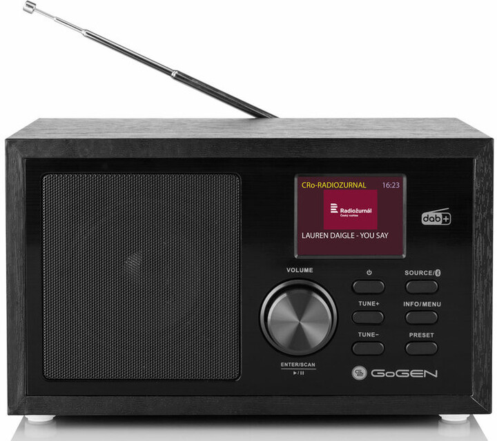 Radio GoGEN DAB620, e zezë